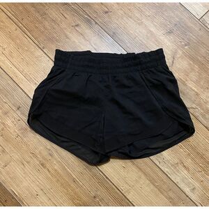 ATHLETA Mesh Racer Run Shorts 4" BLACK Sz XXS
